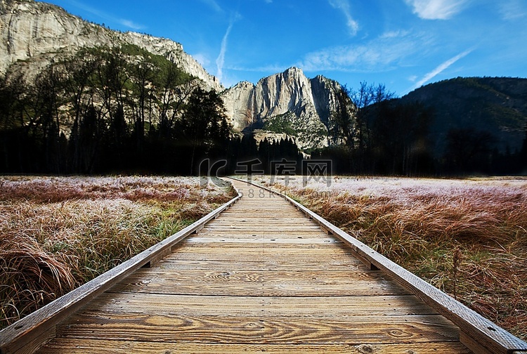 约塞米蒂风景画