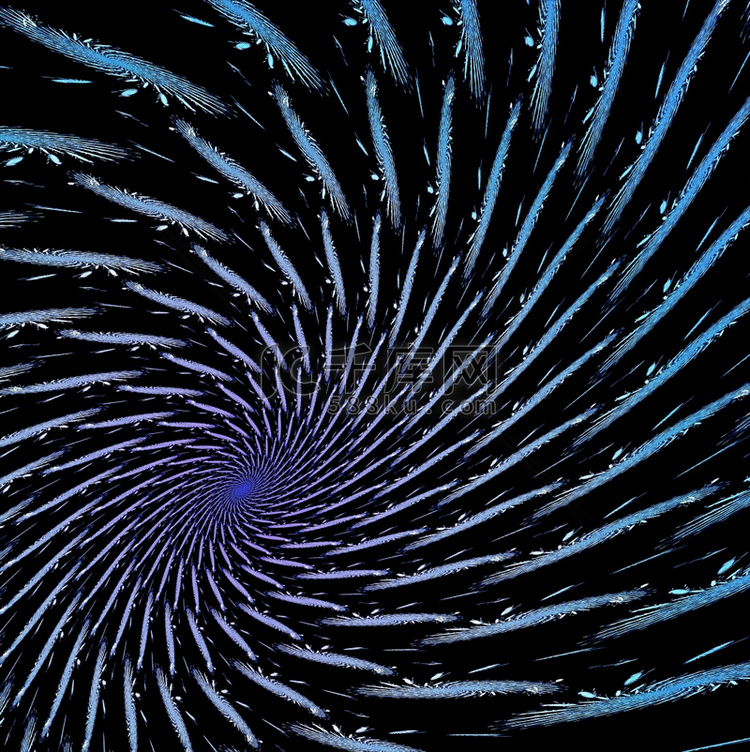 抽象背景-高质量渲染螺旋星系
