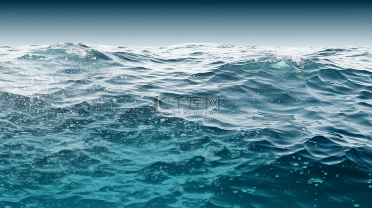 海面海洋波浪水波背景