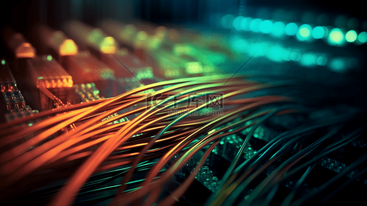 光导纤维光纤抽象背景通信技术18