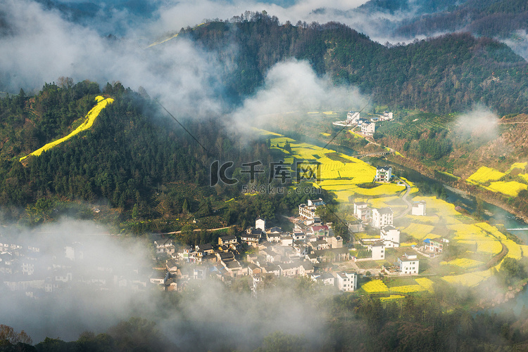 安徽省黄山市歙县石潭村风光