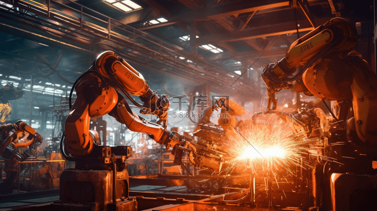 团队焊接机器人运动工厂工业汽车