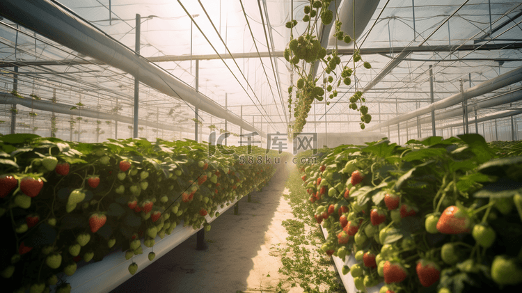 草莓农场农业新概念智能农场数字