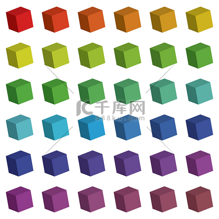 多色立方体3插图