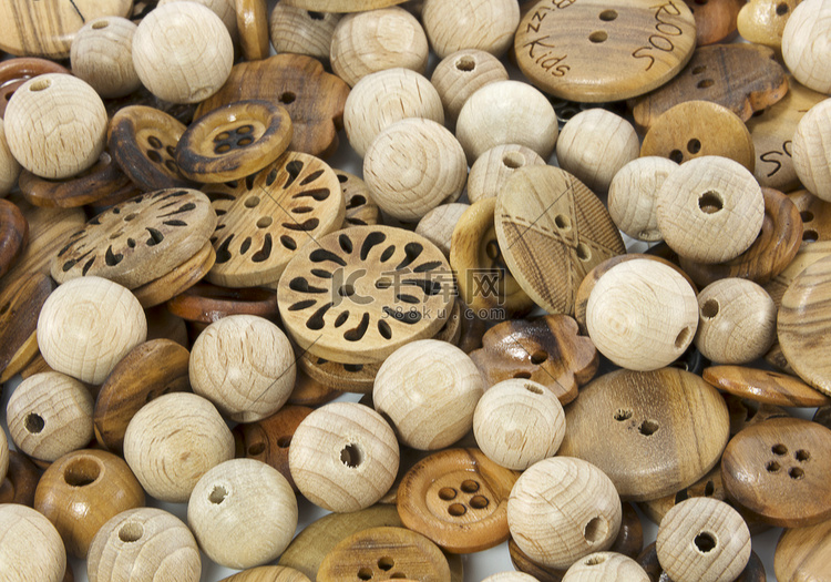 木质裁缝纽扣