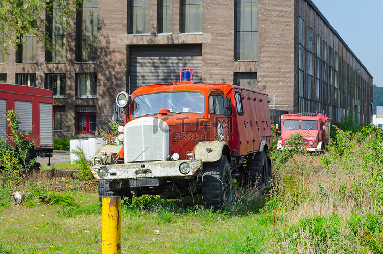 老式消防车