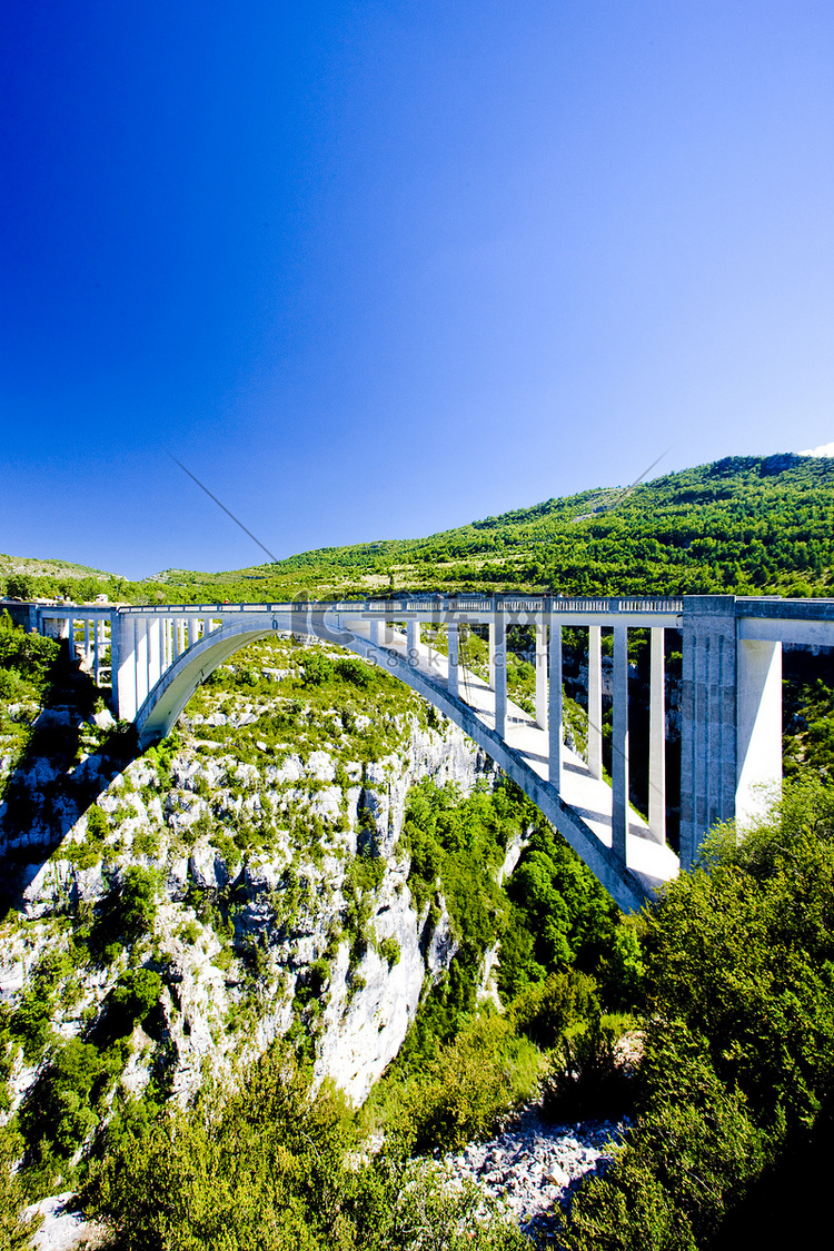 法国普罗旺斯 Verdon 峡谷 Artuby 桥