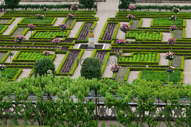 法国卢瓦尔河谷的花园和维朗德里