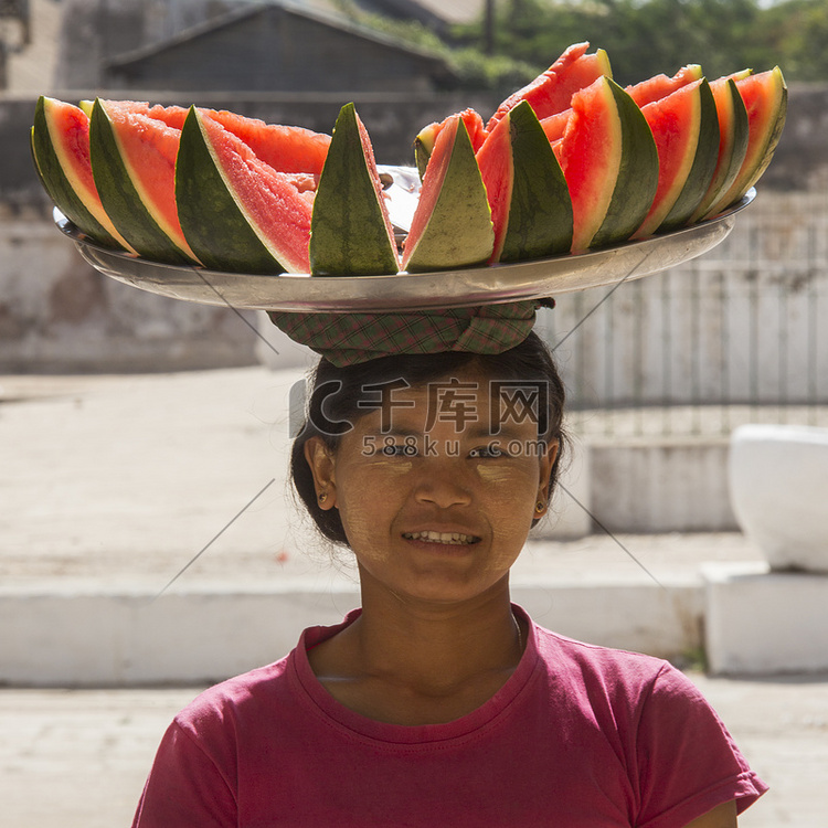 卖西瓜——缅甸
