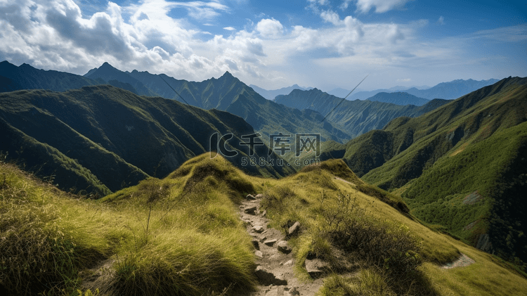 秦岭徒步观大美风光