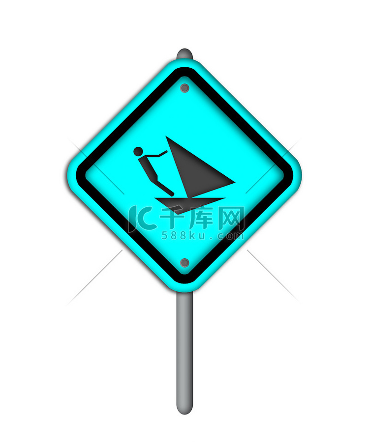 交通板块中的帆图标。