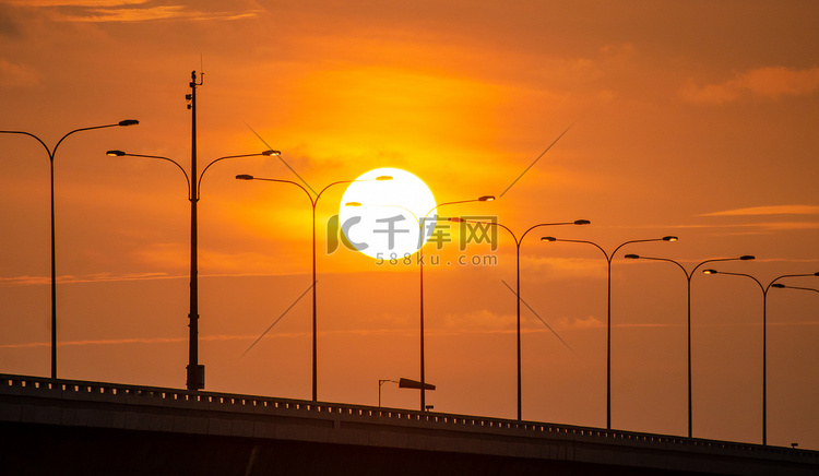 日落在槟城二桥
