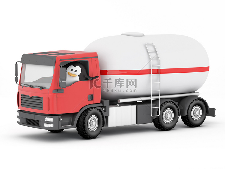 企鹅lpg钢瓶送货司机