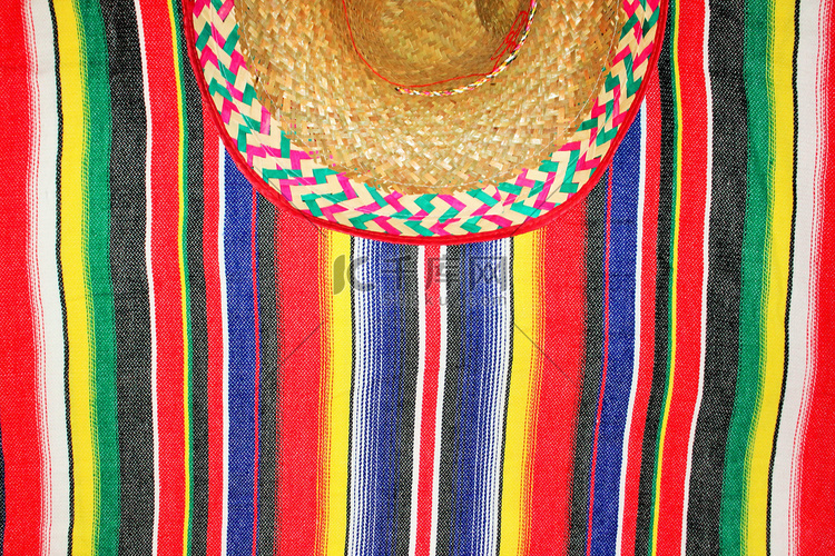 有条纹的墨西哥传统 cinco