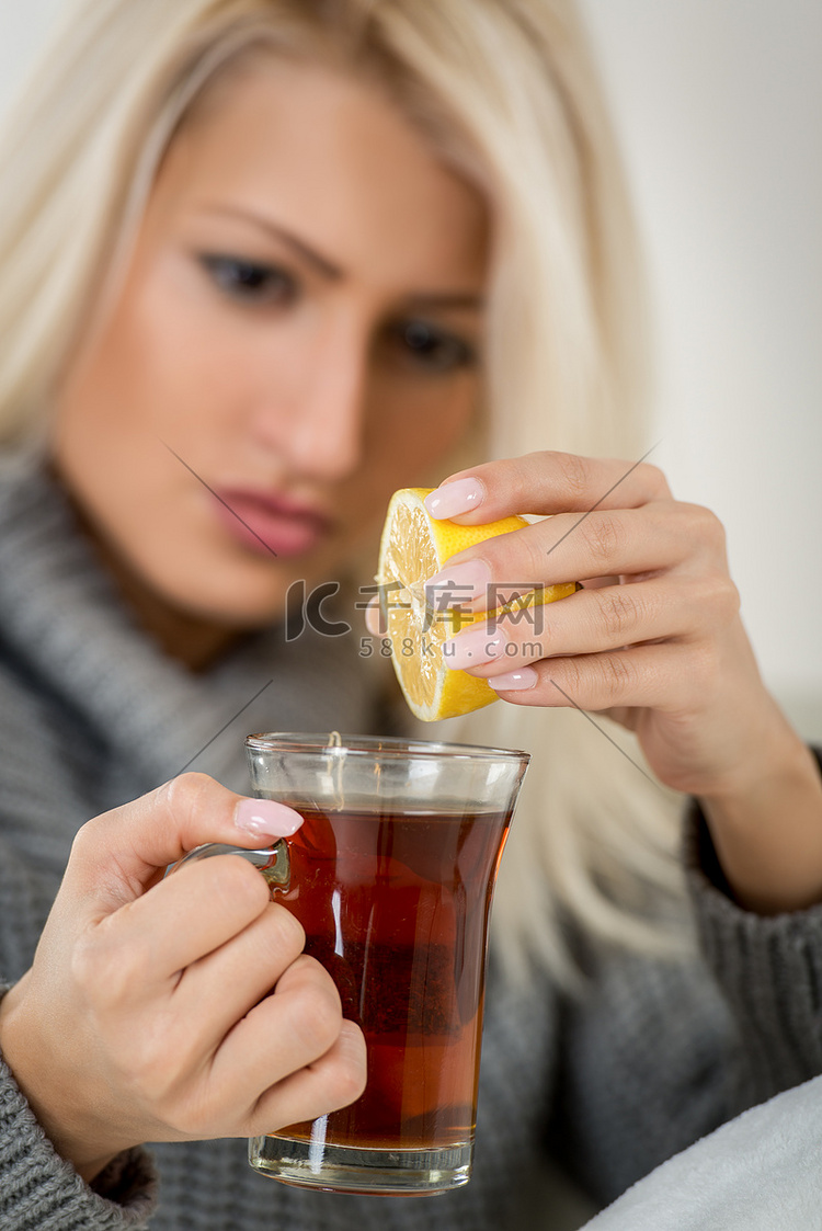 柠檬茶抗感冒