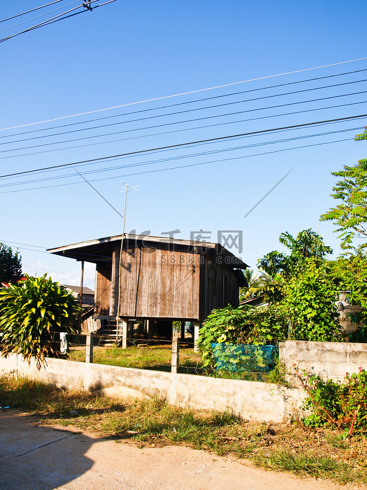 “泰国清莱湄苏艾的泰北房屋”