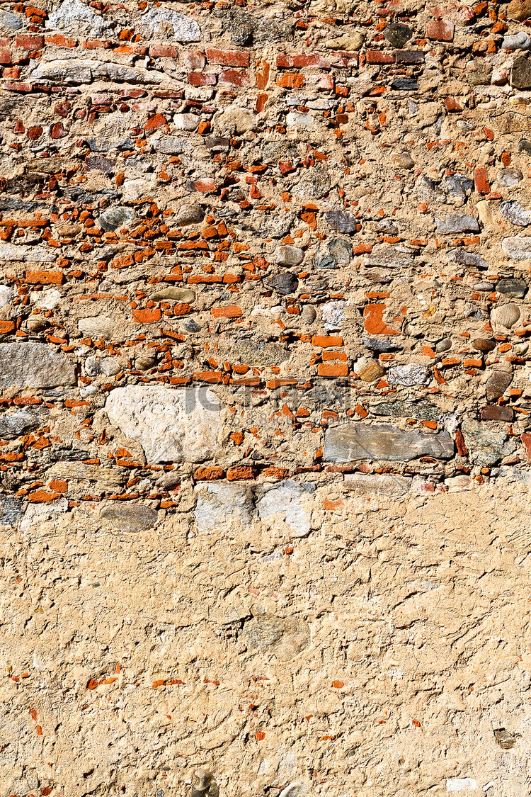 意大利和裂开的台阶旧墙背景