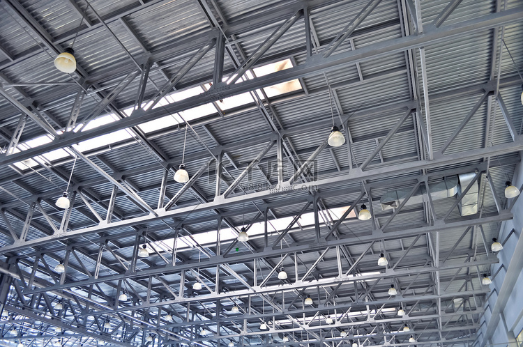 工业建筑的天花板