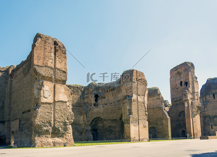 卡拉卡拉浴场，罗马公共温泉古遗