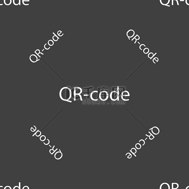 Qr 代码签名图标。