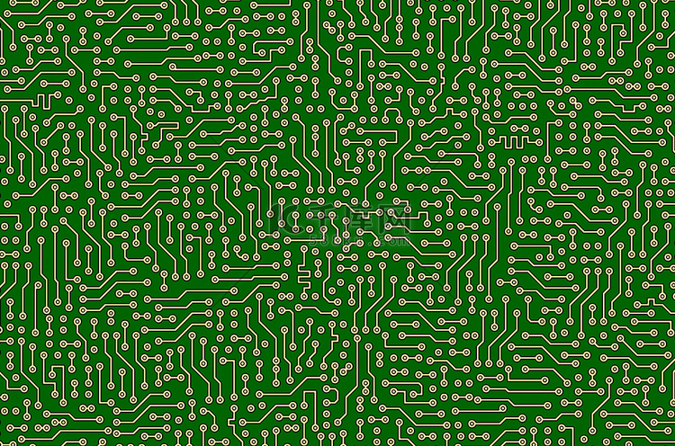 电路板绿色抽象纹理