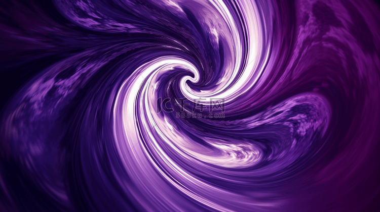图片中央的紫色和白色漩涡