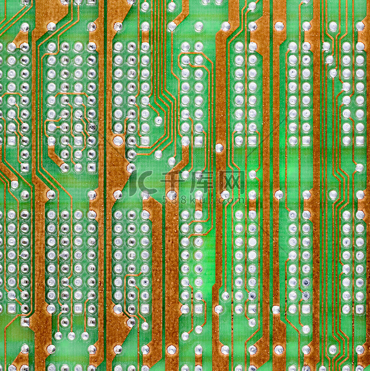 高科技电子线路板绿色质感