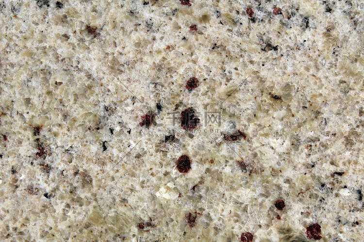 与深红色矿物的白色大理石岩石纹