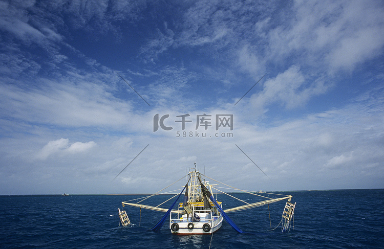澳大利亚卡奔塔利亚湾捕虾拖网渔