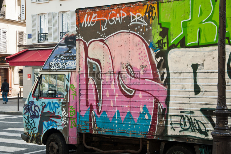 城市艺术 - 卡车