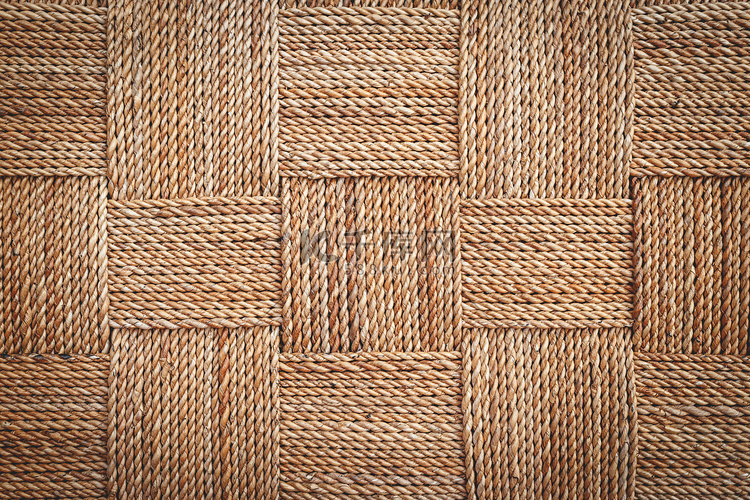 柳条纹理背景，传统工艺编织水Hy