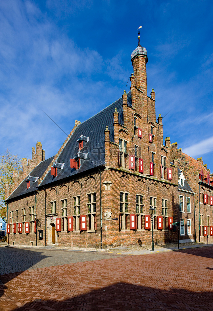 市政厅，Doesburg，海尔德兰，荷兰