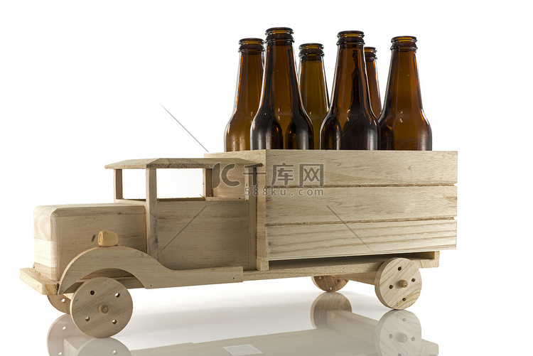 木制啤酒车