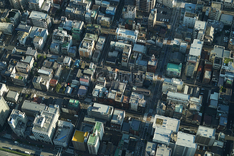 东京城市景观（从东京晴空塔拍摄