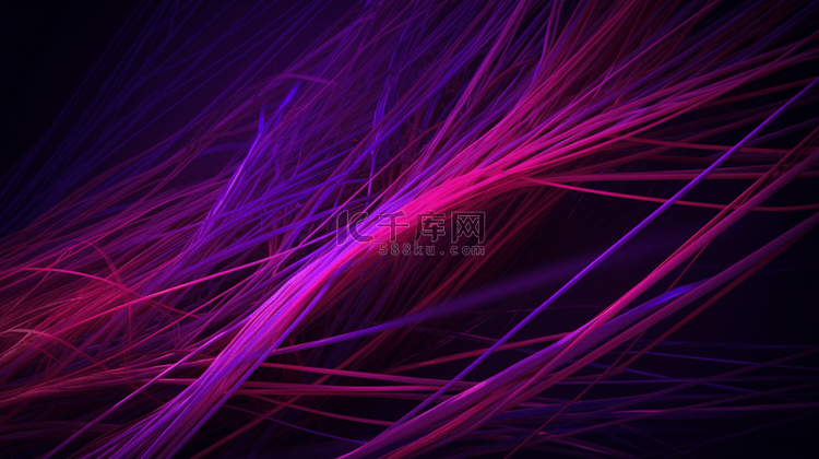 紫色和粉色线条的抽象形象