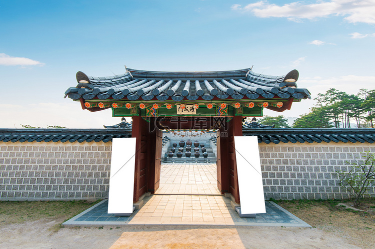 韩国首尔景福宫屋顶