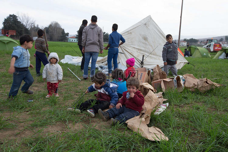 希腊 - 马其顿 - 难民营 