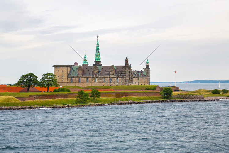 赫尔辛格海岸上的克伦堡城堡