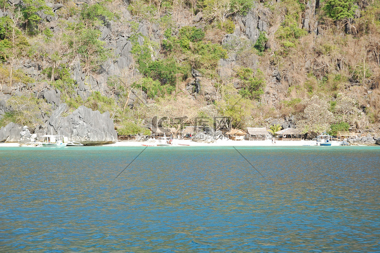 菲律宾巴拉望岛科隆的 BBH 海滩