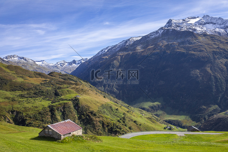 Oberalp 山口，与瑞士阿