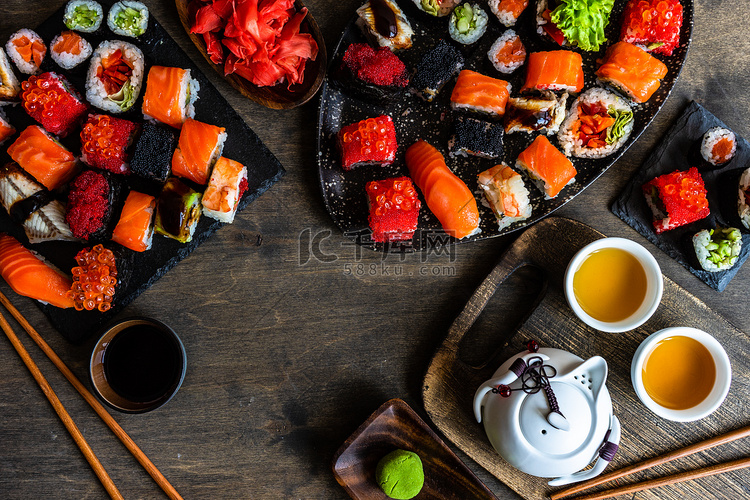 Sushi Set 生鱼片和寿