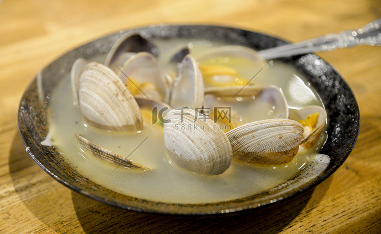 日式汤煮蛤蜊1