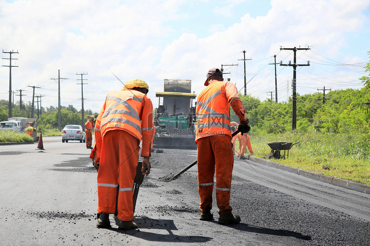 道路沥青回收工作