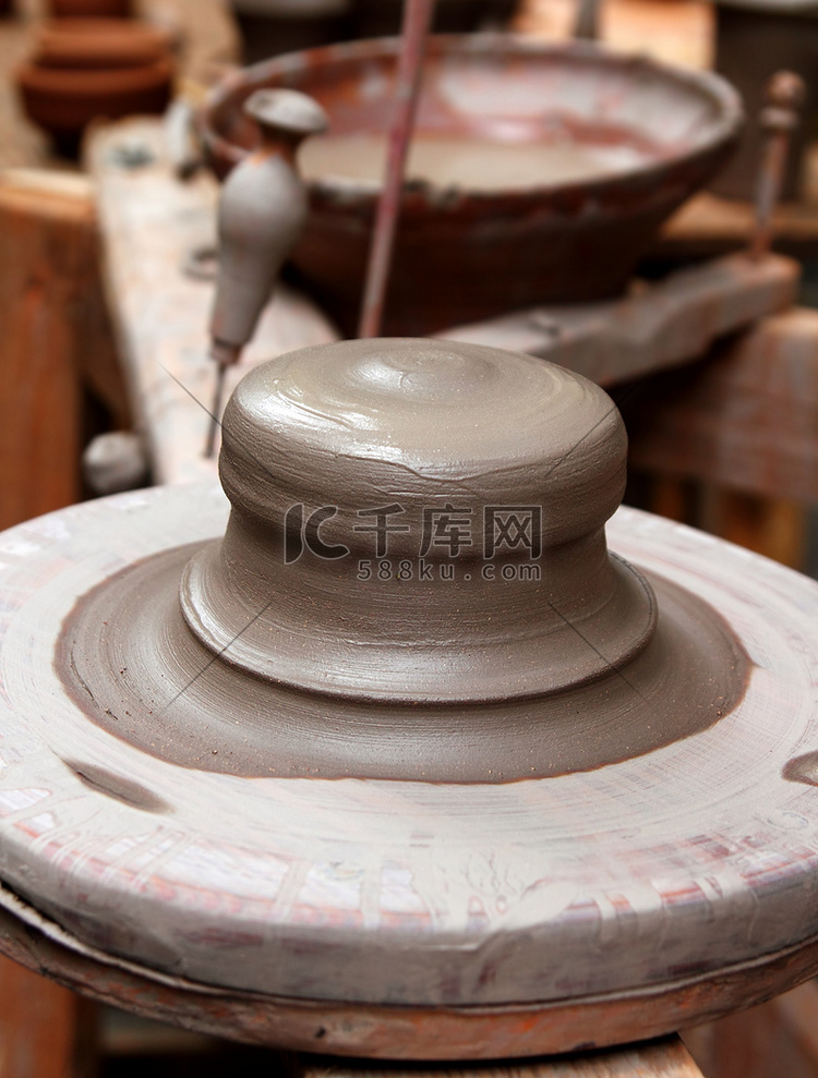 粘土陶器炻器陶轮陶瓷手工艺品
