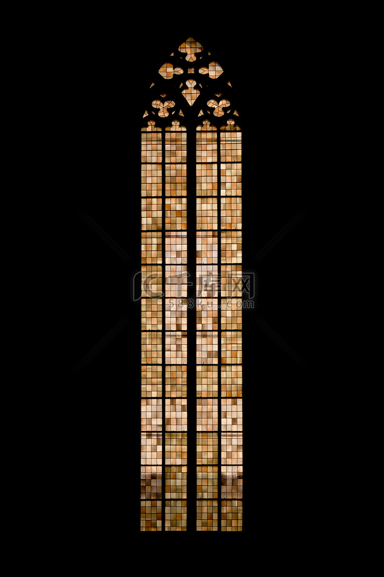 哥特式教堂的窗户
