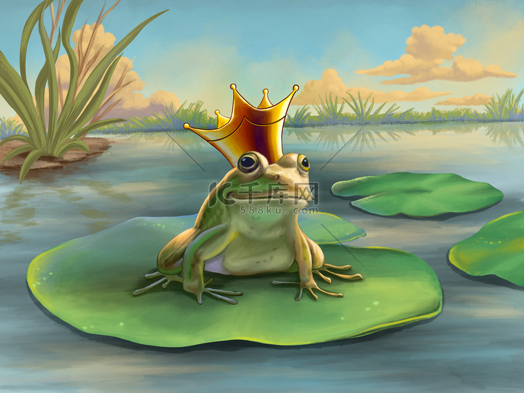 池塘里的青蛙王子