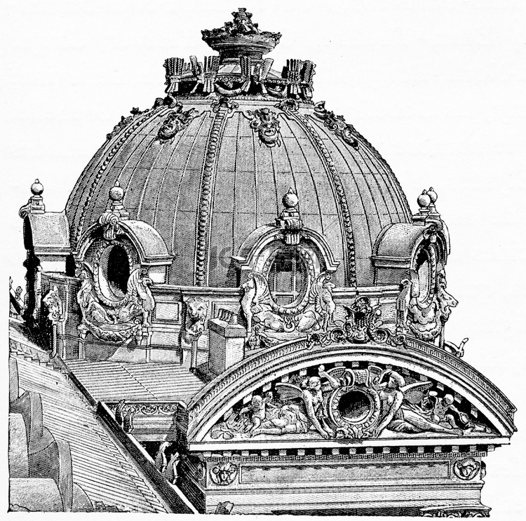 歌剧院的圆顶之一（pavili