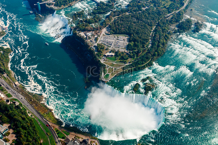 加拿大安大略省尼亚加拉大瀑布的