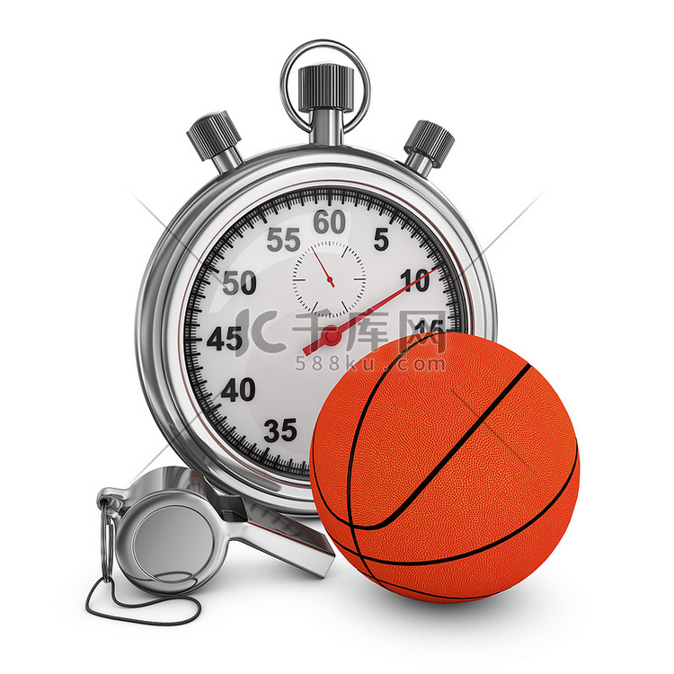 篮球口哨和秒表