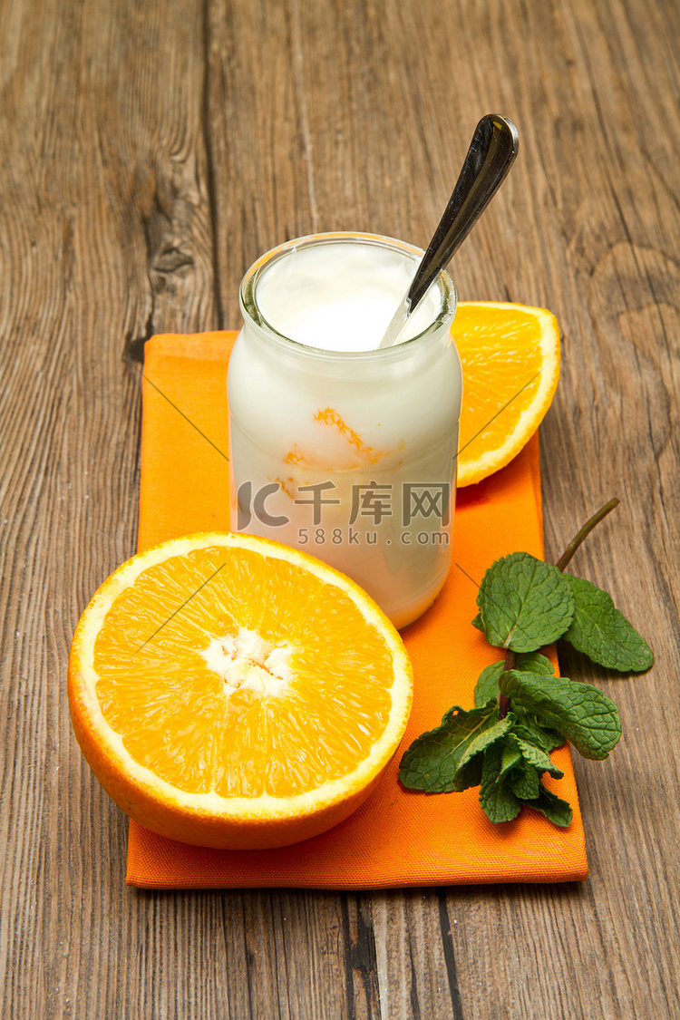 橙子酸奶